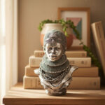 14-Inch Female Bust with Decorative Headband