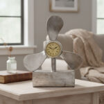 Propeller-Inspired Decorative Clock