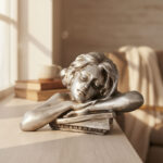 14-Inch Reclining Female Figure Sculpture