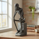15-Inch See No Evil Skeleton Sculpture