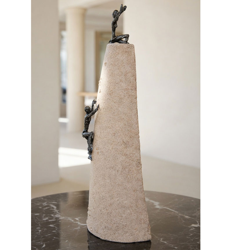 RNG1485 Climbing Duo Sculpture - Image 1