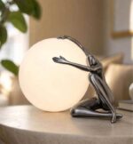 Abstract Kneeling Figurine Lamp - Image 3