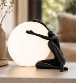 Abstract Kneeling Figurine Lamp - Image 2