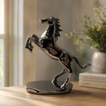 Rearing Horse Sculpture - Image 3